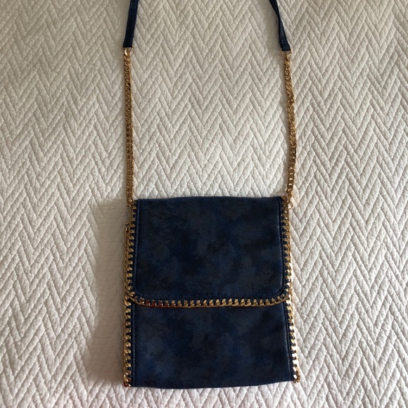 Blue Crossbody Bag - Picture 1 of 8